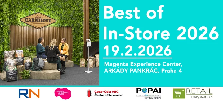 Best of In-Store 2026 - přehlídka nejúspěšnějších nových retailových projektů