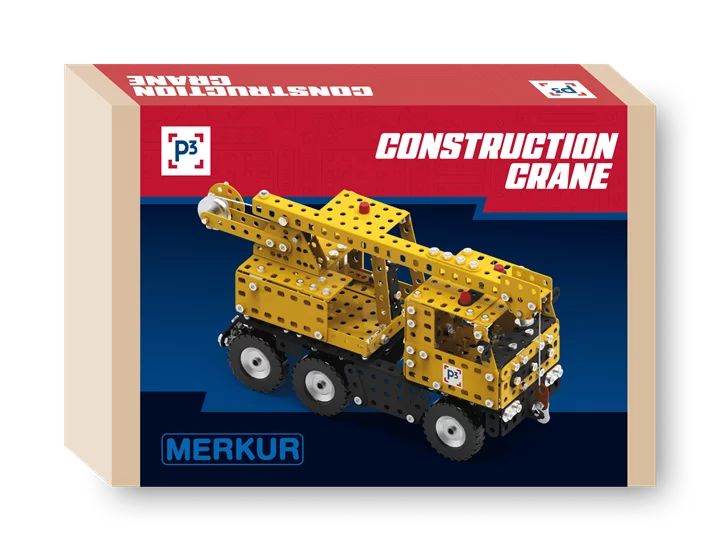 Originální vánoční dárek pro P3 Logistic Parks: Limitovaná stavebnice Merkur ve speciálním designu